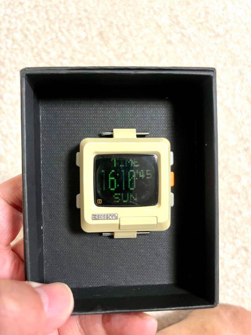 VTG SEIKO Timetron W853 Men's Digital Wrist Watches Beltless