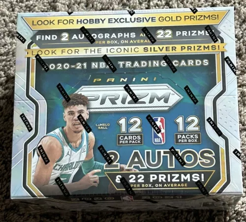 2020-2021 Panini Prizm NBA Basketball Hobby Box Factory Sealed Anthony Edwards