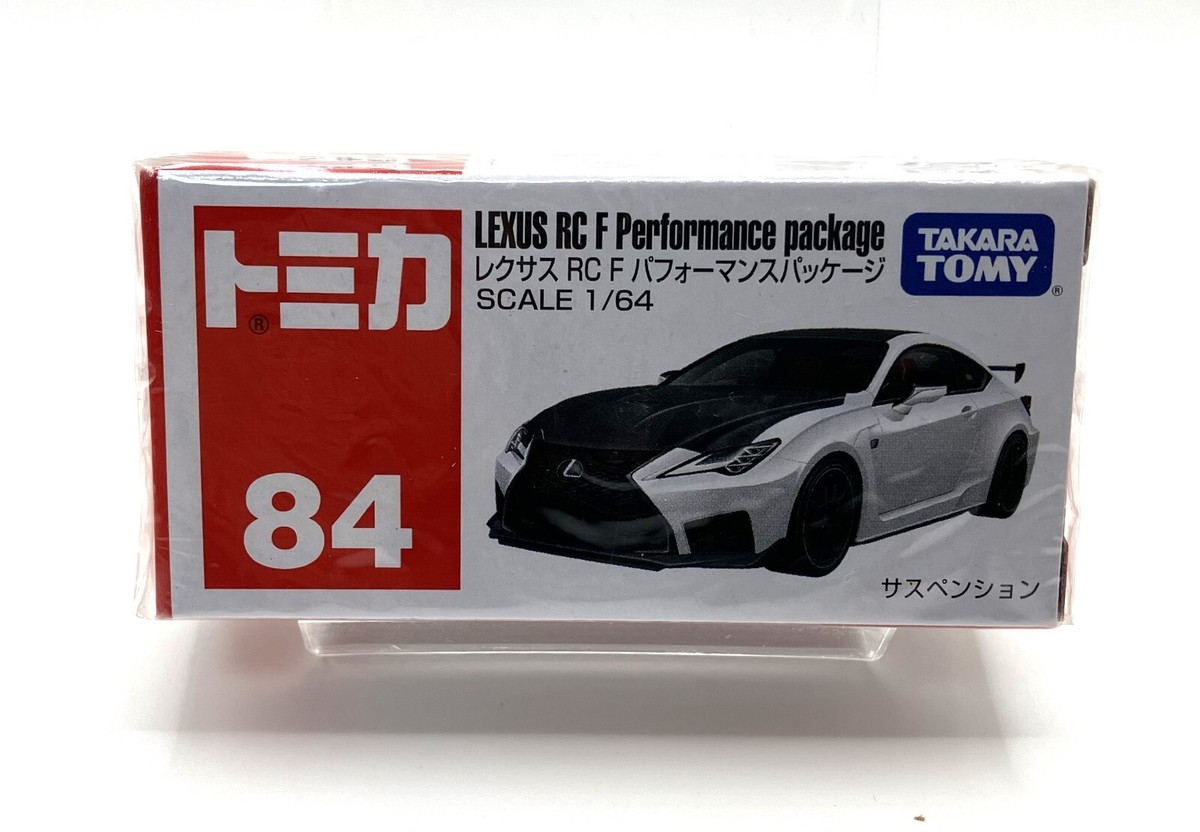 タミヤ RC-F ボディ Takara Tomy Tomica No.84 Lexus RC F Performance Package 1/64 Scale