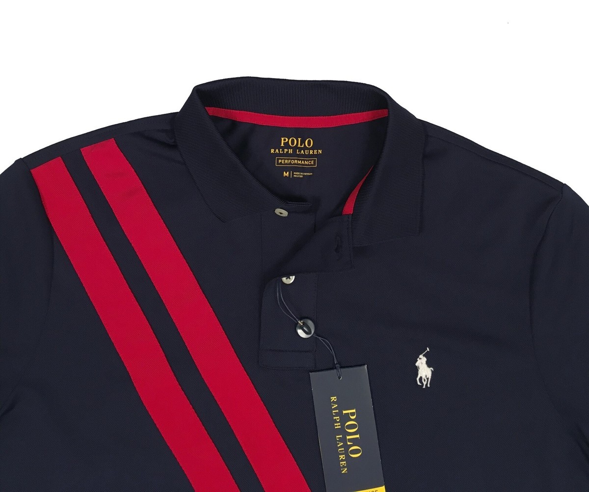 Polo RalphLauren｜ (PC1269-433) Polo Ralph Lauren Performance Polo 67 Snap Button Polo Shirt
