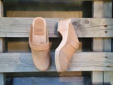 Swedish Clogs Maguba Berkeley Light Tan Size US Womens 6 / EU 36