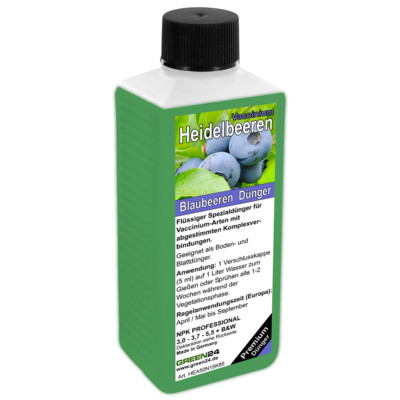 Heidelbeeren-Dnger Vaccinium Flssigdnger fr Blaubeeren +  Kulturheidelbeeren | eBay.de