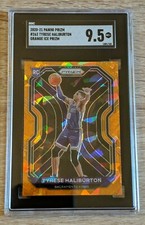 2020 PANINI PRIZM #262 ORANGE ICE TYRESE HALIBURTON RC ROOKIE SGC 9.5