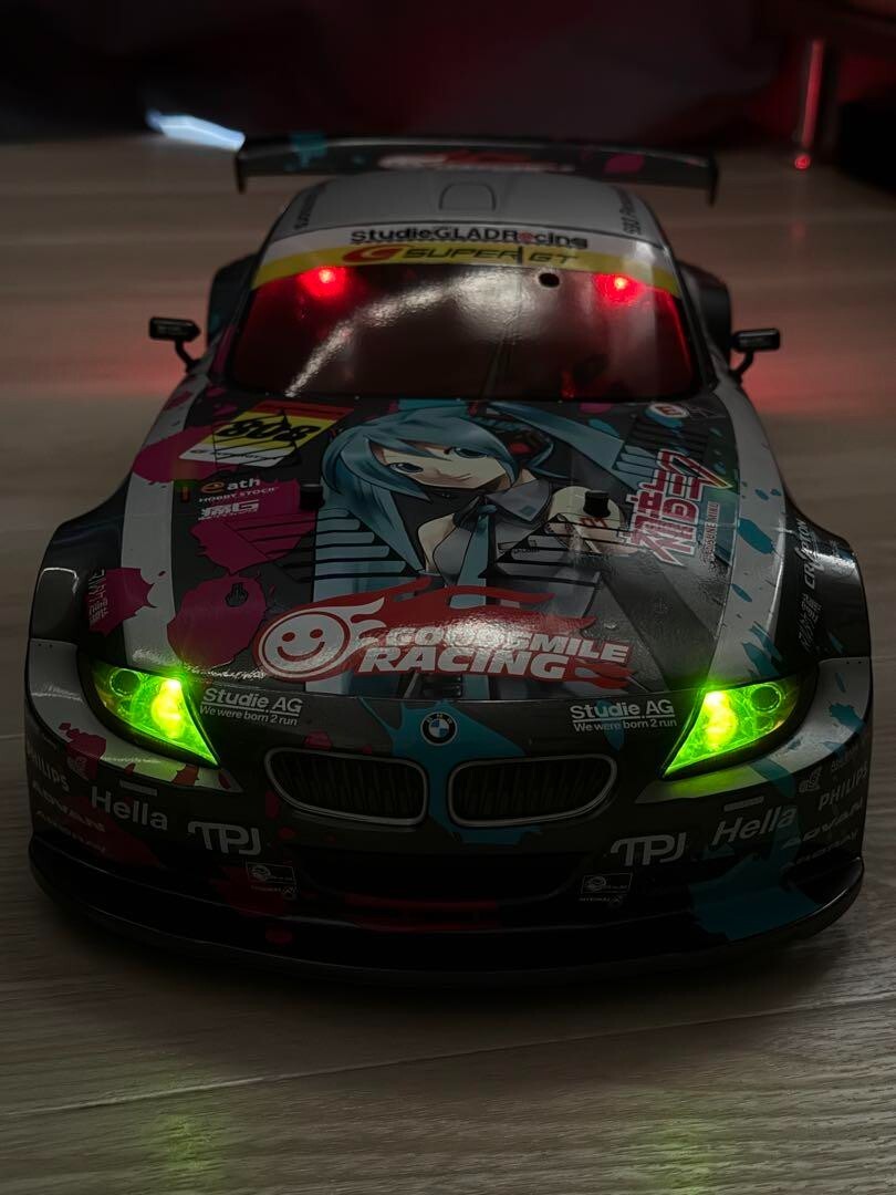 Tamiya 1/10 RC Car BMW Hatsune Miku Z4 Body Only With LED