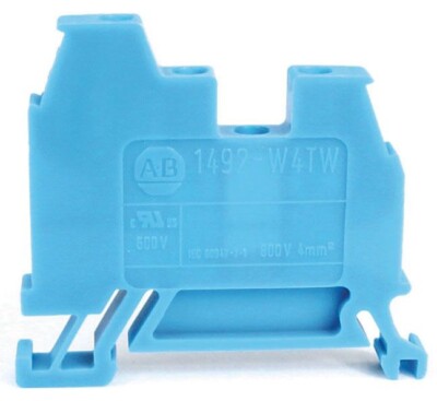Allen-Bradley 1492-W4, 22 to 10 AWG, 1-Circuit, Space Saver Terminal Block, 1pc