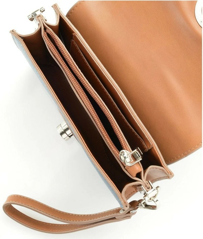 Cartera sin asas Madi Claire Madi Studio Layla imitación cuero marrón nueva envío gratuito Foto 3 de 4