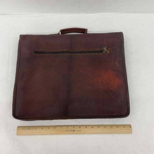 VTG Cuero Brown Leather Messenger Bag - Picture 3 of 7