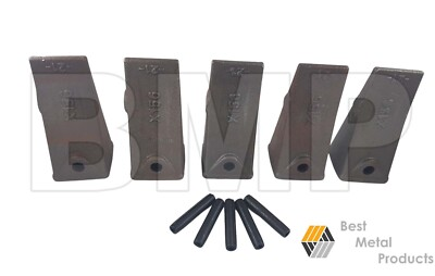 #ad 5 X156 Bucket Teeth Pin Steer Mini Excavator Backhoe Hensley Bobcat 0800118 $79.95