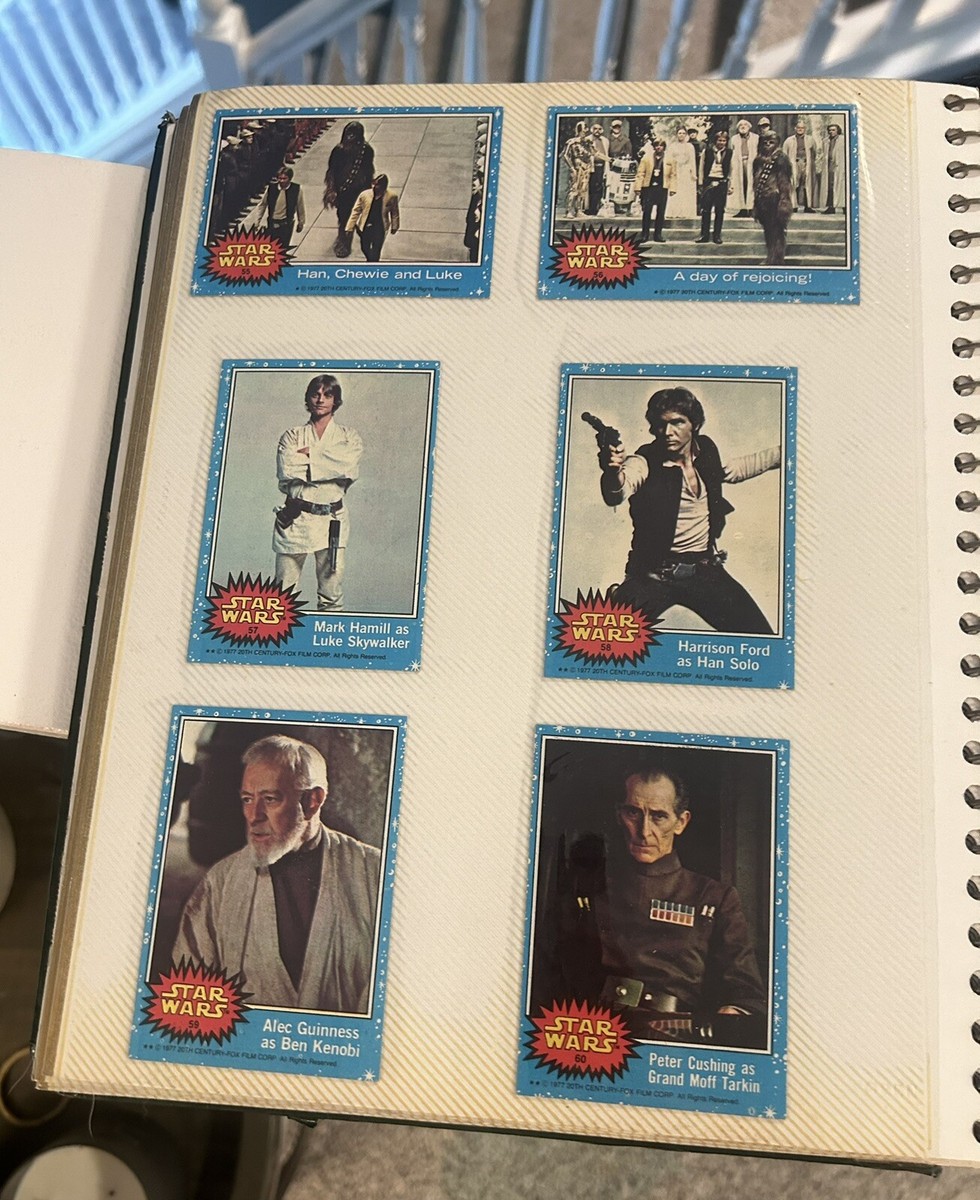 RARE 1977 TOPPS STAR WARS CARDS! 106 CARDS! ENTIRE 66 BLUE SET W