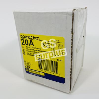 SQUARE D QOB3201021 (New)