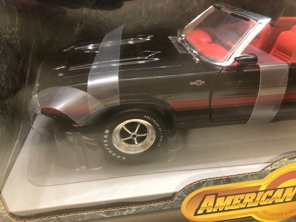 1969 MUSTANG SHELBY GT-500 CONV BLACK ERTL 1/18 AMERICAN