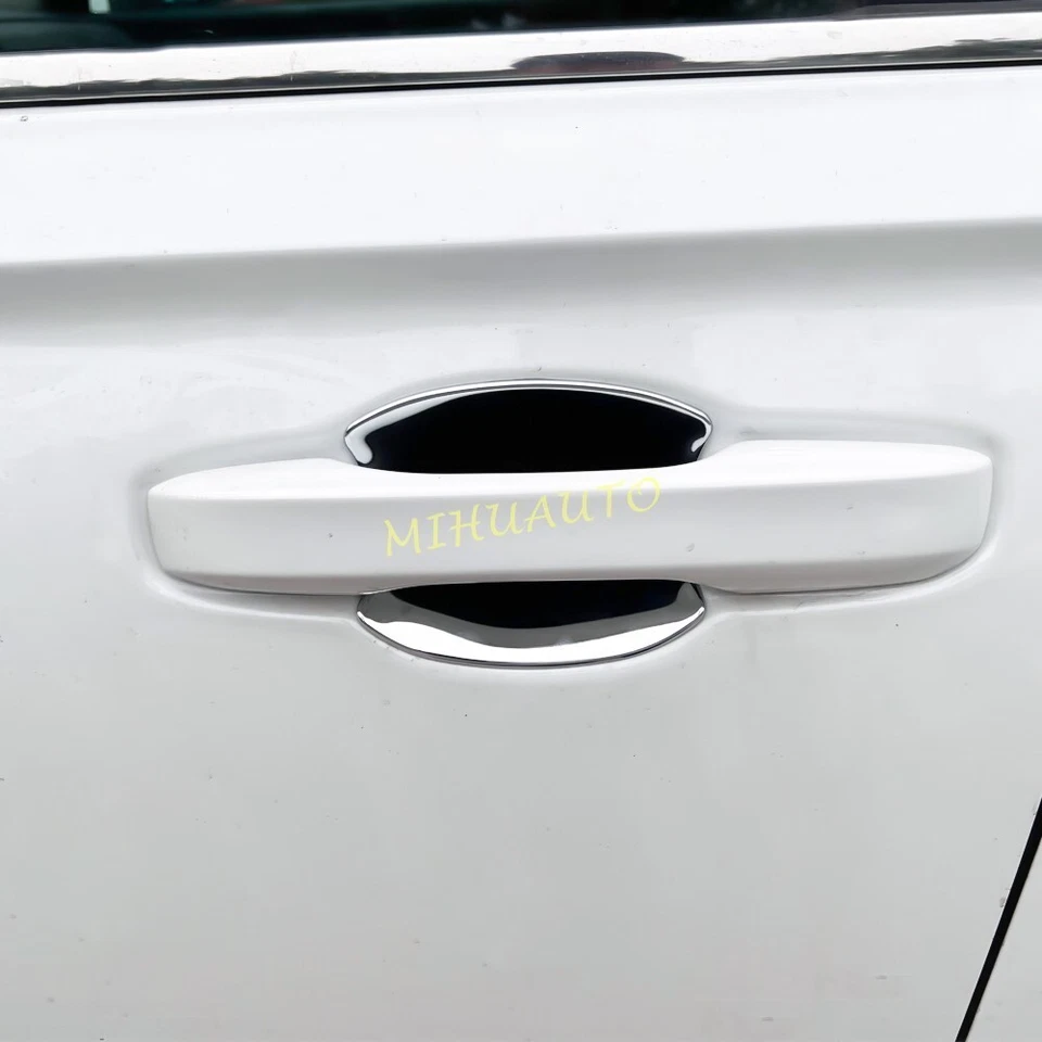 Manija de puerta exterior de coche cromado brillante tazones moldura para Honda CR-V 2023-2024 Foto 2 de 4