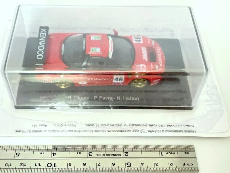 Honda NSX GT1 #46 [1995] 1/43 Resin Model / Hachette Le Mans Cars Collection 61 - Image 3 of 4