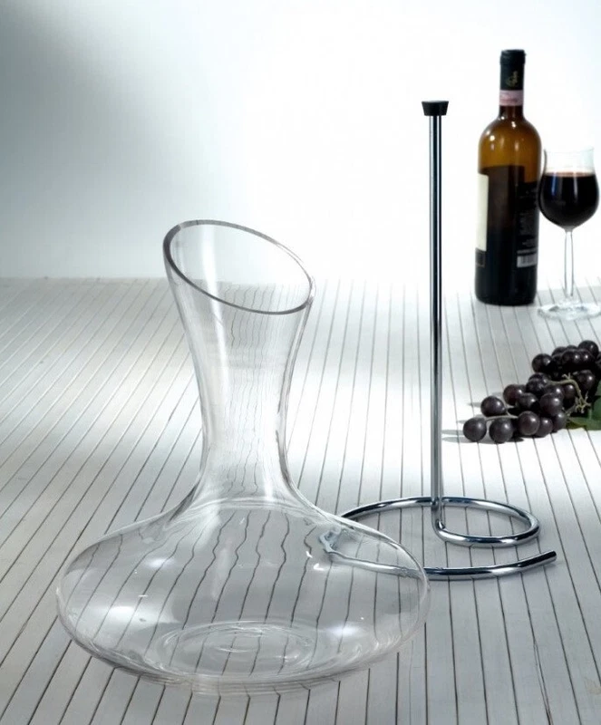 Decanter Vino 2 Litri in Vetro con Asta Scola Decanter BRANDANI 61665 Sommelier, fotografia 6 di 8