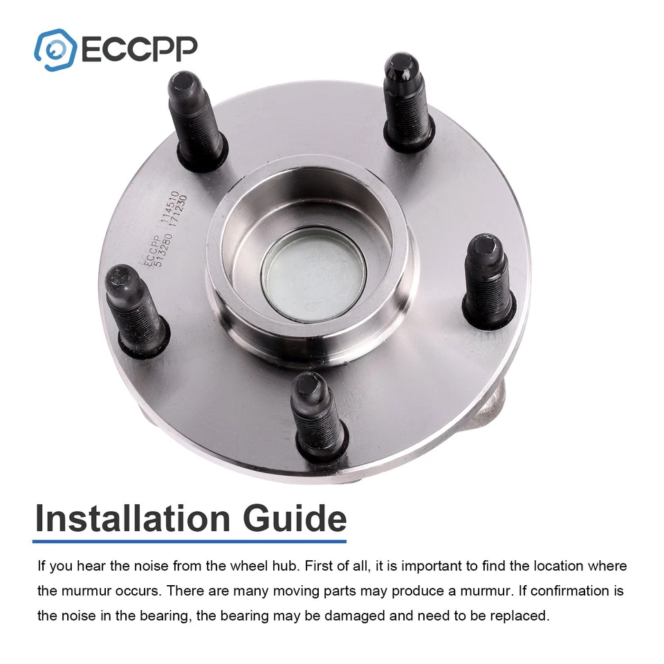 1Pc Wheel Hub Bearing Front For 2011-2013 Chevrolet Caprice 2008 2009 Pontiac G8 - Imagem 4 de 4