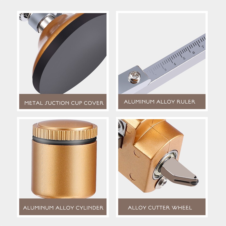 Circle Cutting Tool Adjustable Tile Cutter Glass Compass Knife eBay