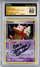 CGC Authentic Auto 10 Signed Eric Stuart Slowbro 14/112 FireRed & LeafGreen Holo on eBay