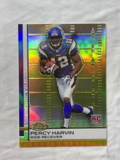 2009 Topps Finest - Percy Harvin #73 Gold Refractor 61/75 Rc Rookie SSP Rare