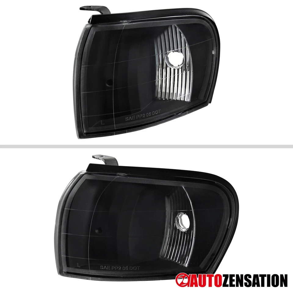 Fit 1995-2001 Subaru Impreza Black Corner Lights Turn Signal Lamps Left+Right Foto 4 de 4