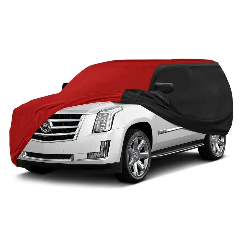 For Chevy Express 2500 00 Car Cover Satin Stretch Indoor Adrenaline Red Custom — 第 2/4 张图片