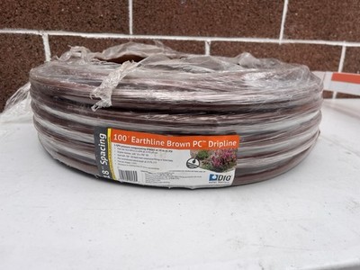 DIG Earthline Brown PC 100Ft 1/4 In. Pressure Comp Drip Line