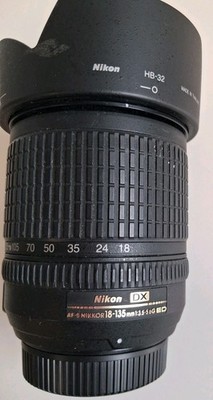 Nikon AF-S DX 18-135mm F3.5-5.6G IF-ED Zoom Camera Lens Not Tested 