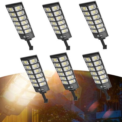 Commercial 1000000LM LED Outdoor Dusk to Dawn Solar Street Light Road Area Lamp