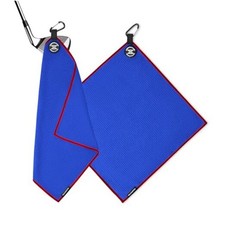 Microfiber Golf Towel with Magnetic Clip   Compact  Lightweight, Quick Royal