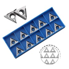 10 Pack of TCGT16T304AK Carbide Inserts Designed for Cutting For Aluminum
