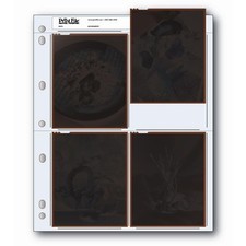  25P PRINT FILE 45-4B Film Negative Pages Sleeves Archival Preservers 4x5