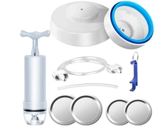 Mason Jar Vacuum Sealer Kit for Foodsaver Food Saver Jar Sealer Pump Can Opener