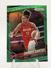 2025 Panini Prizm WNBA #42 Damiris Dantas Green Prizm Indiana Fever