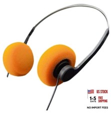Retro Over-Ear Headphone,Vintage Feelings Underwire Headphones,Retro Orange