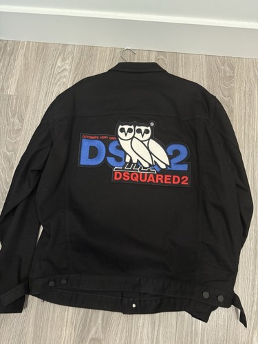 October’s Very Own Dsquared Denim Jacket Size XL OVO DRAKE - Picture 1 of 5