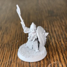 Games Workshop Lord of the Rings MESBG Dwarf Shield Bearer Primed