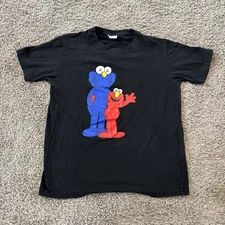 Supreme Kaws Sesame Street T-Shirt Men's Size Small Cookie Monster Elmo