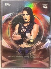 2025 Topps Universe WWE Rhea Ripley RING LEADERS Insert #RL-29 pro wrestling