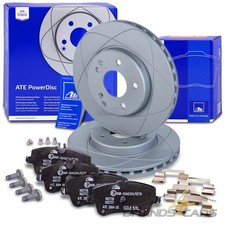 ATE POWERDISC BREMSSCHEIBEN +BELÄGE VORNE FÜR MERCEDES C-KLASSE W203 CLK C209 ATE POWERDISC BREMSSCHEIBEN +BELÄGE VORNE FÜR MERCEDES C-KLASSE W203 CLK C209