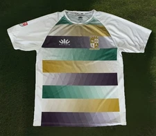 Rare Reece Botha Worn New Orleans Rugby Jersey Paladin NOLA Gold Mardi Gras MLR