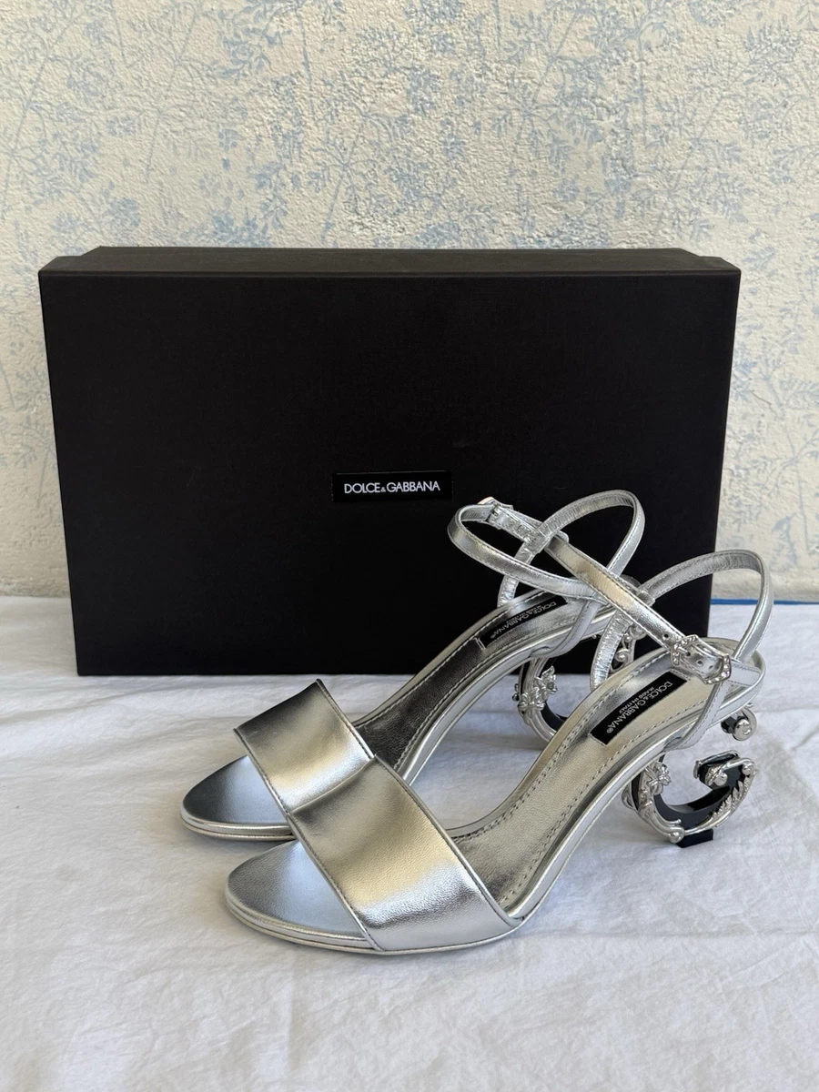 Dolce&Gabbana Silver Heels for Women for sale | eBay