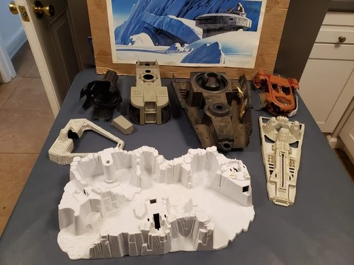 Star Wars vintage Parts lot Issues Hoth Attack Base Star Destroyer landspeeder