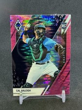 Panini 2022 Chronicles Phoenix Cal Raleigh Pink Pulsar #12 Rookie SEA Mariners