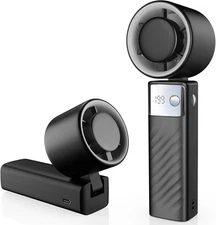 Portable Handheld Turbo Fan - Foldable Mini Fan with Air Turbo Tech, 1-199 Speed