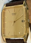 Seiko Quartz Mens Vintage Running Watch 5P32-5A49