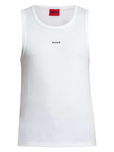HUGO Herren Tanktop Dapota Logo, weiß - Bild 5 von 5