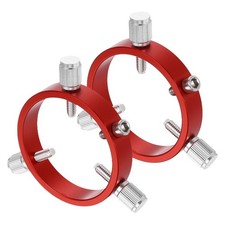 60mmD Adjustable Guiding Scope Rings, 2pcs Metal Guide Scope Rings, Red