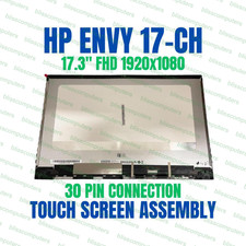 17.3" HP Envy 17-CH FHD LCD Touch Screen Replacement Assembly Bezel