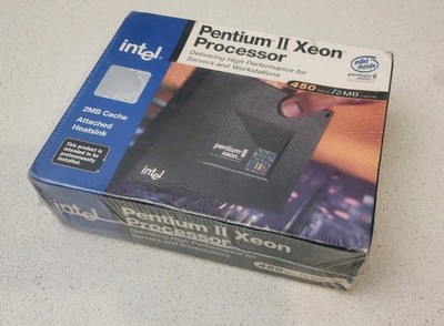 **NEW SEALED** Intel Pentium ii Xeon 450MHz 2mb cache  vintage CPU from 1998