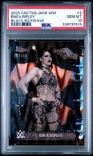 2025 Topps X Cactus Jack Rhea Ripley Black Refractor /10 PSA 10 - Pop 1! 💎🔥