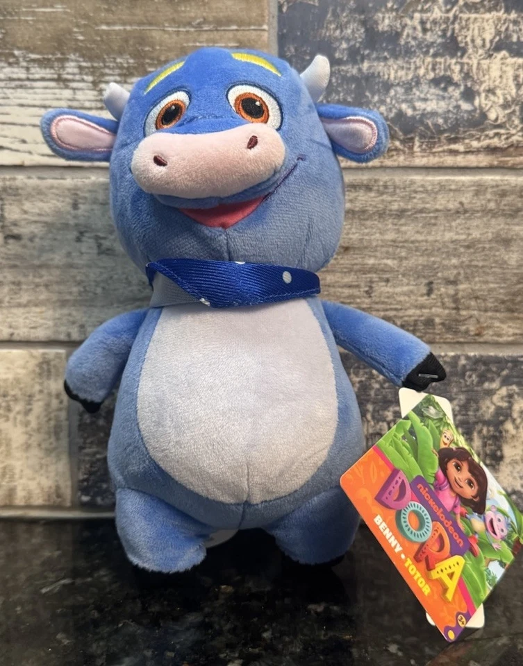 Nickelodeon Dora The Explorer BENNY 8" Plush & Figure Set NWT 2025 - Image 2 of 4